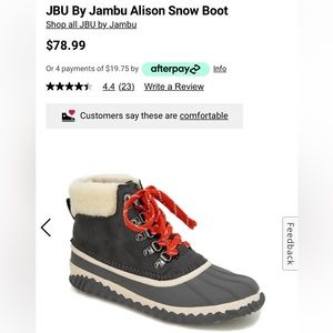 EUC JBU rain/snow boots